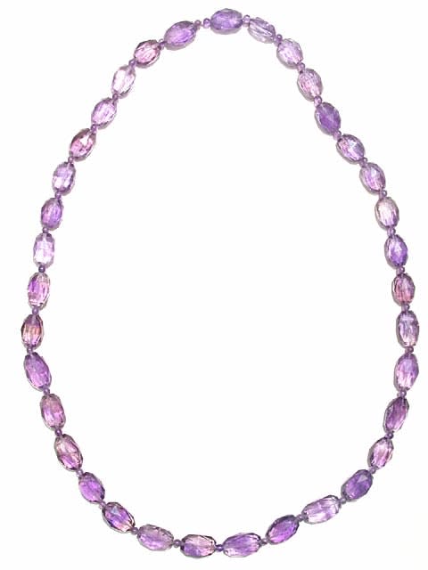 Amethyst Bead Necklace