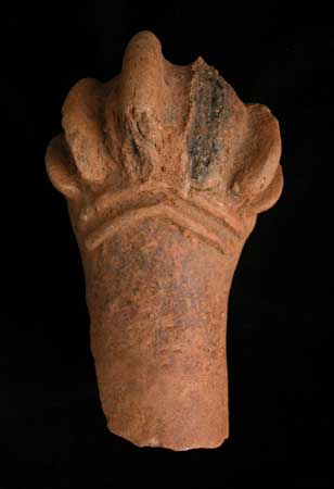 Bura Terracotta Sculpture of a Head, 3rd Century CE - 11th Century CE