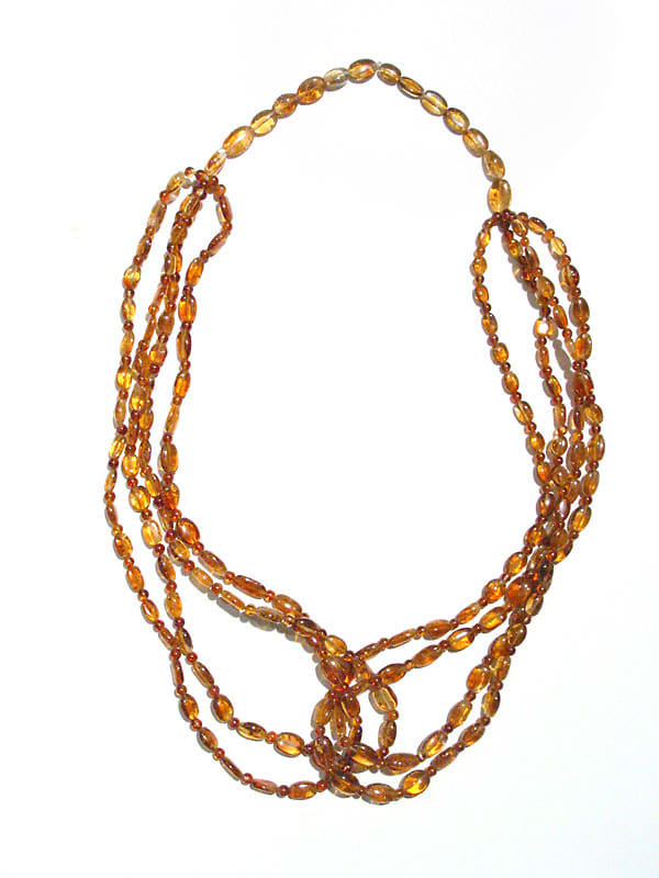 Citrine Bead Necklace