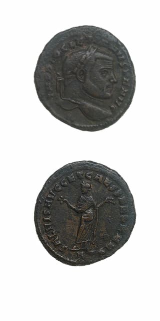Bronze Follis of Emperor Diocletian, 294 CE - 305 CE