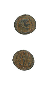 Bronze Coin of Emperor Licinius, 308 CE - 324 CE