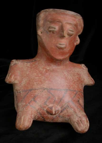 Nayarit Vessel in the Form of a Woman, 300 BCE - 300 CE