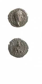 Silver Denarius of Emperor Commodus, 180 CE - 192 CE