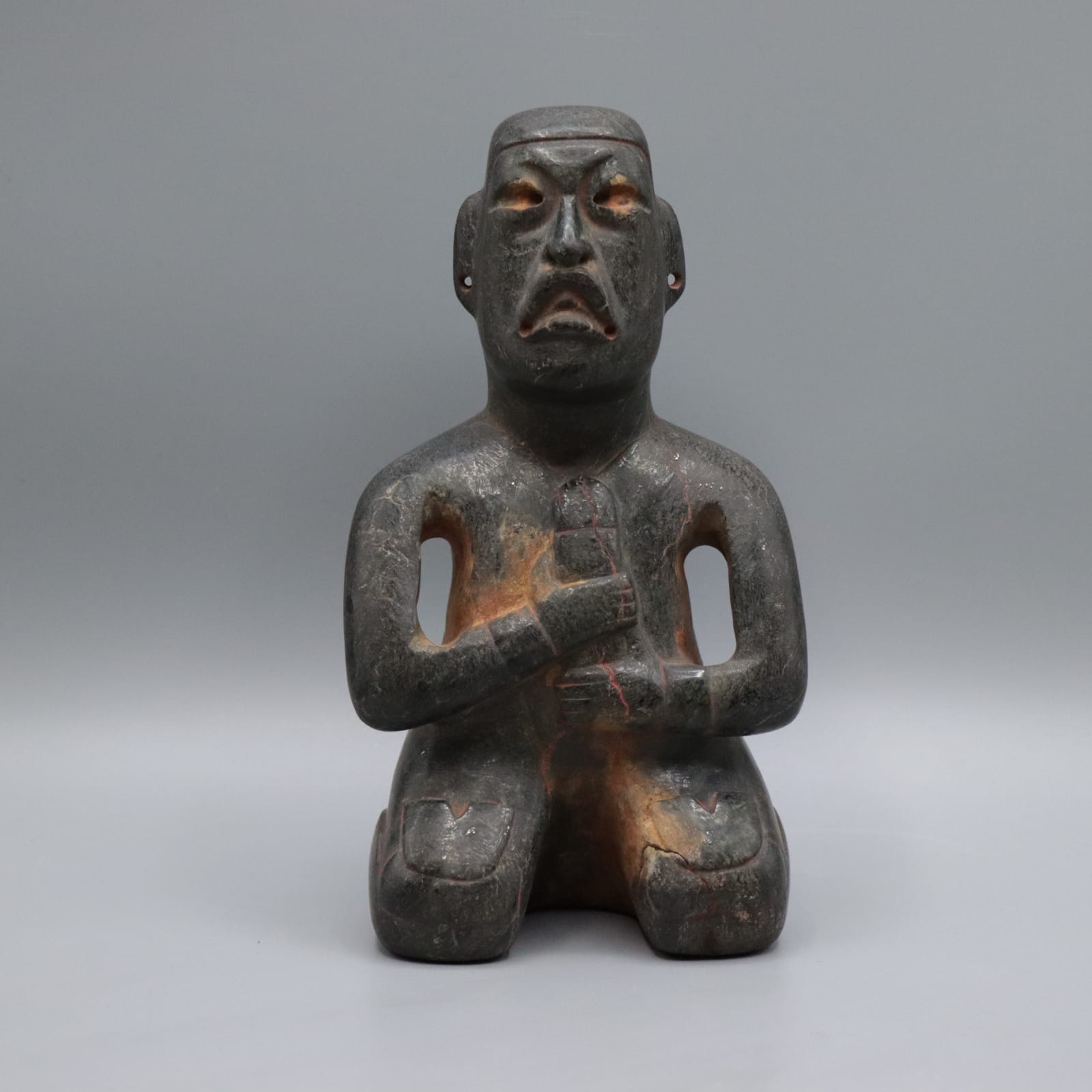 Olmec Sculpture in Greenstone, 900 BCE - 500 BCE