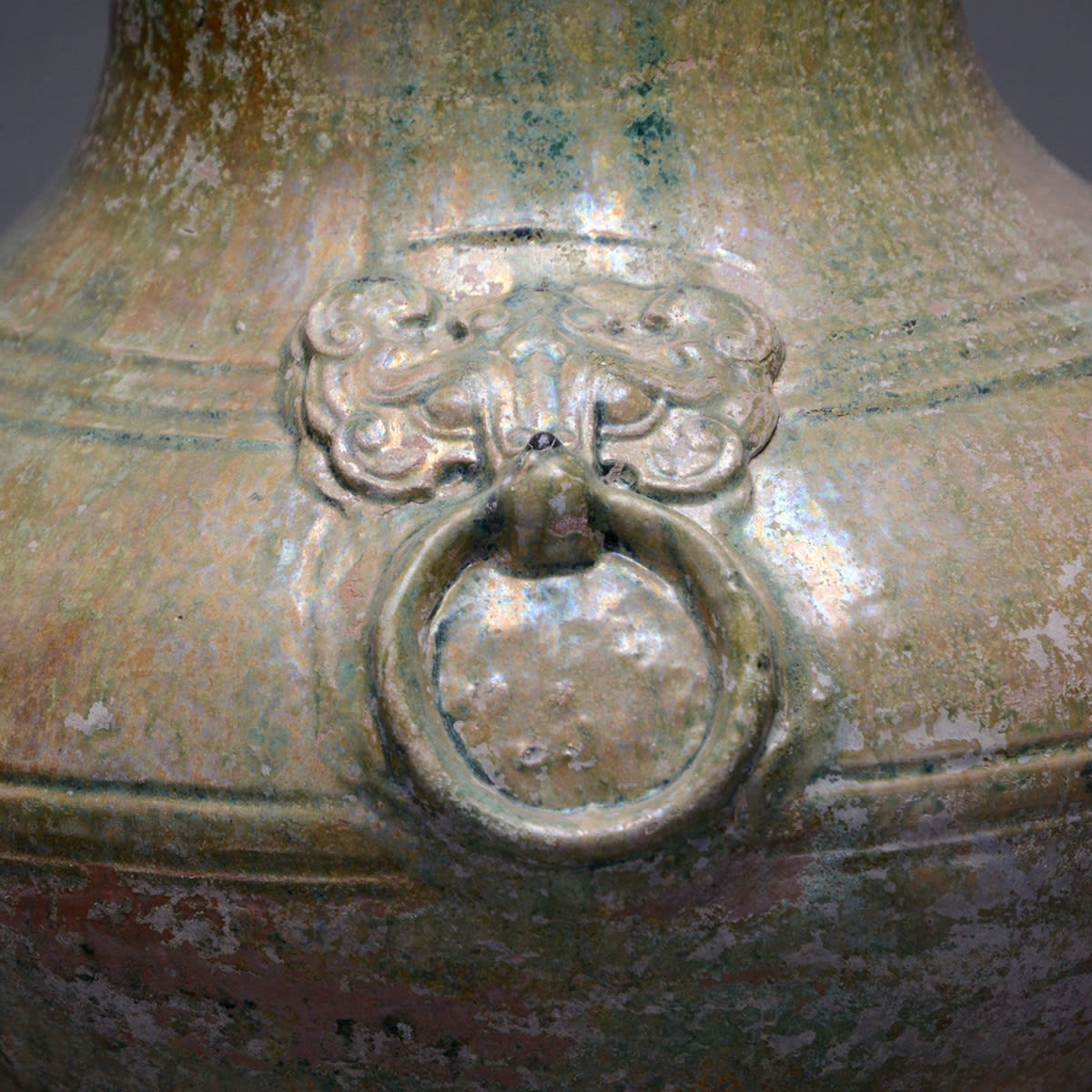Han Green-Glazed Hu, 206 BCE - 220 CE