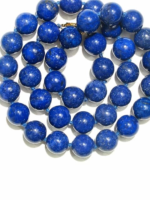 Lapis Lazuli Bead Necklace