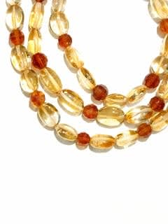Citrine Bead Necklace