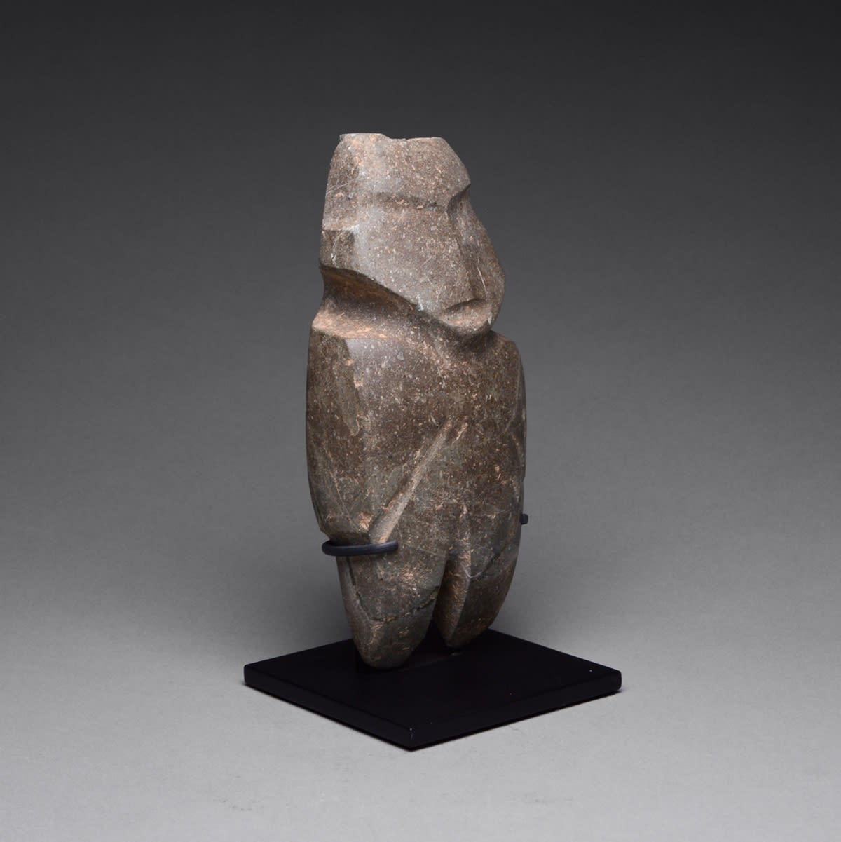 Mezcala Stone Standing Figure, 300 BCE - 300 CE