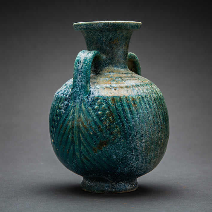 Parthian Glazed Terracotta Amphora, 2nd Century CE - 3rd Century CE