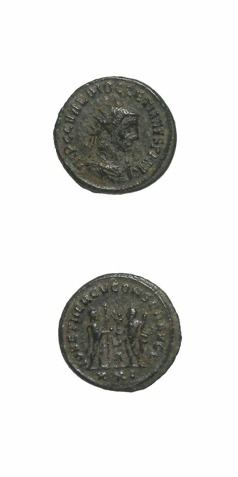 Bronze Antoninianus of Emperor Diocletian, 284 CE - 293 CE