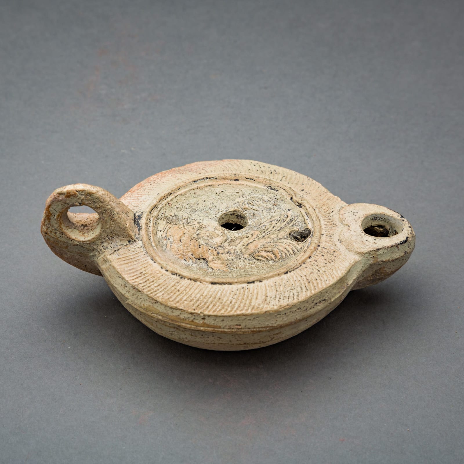 Roman Oil Lamp Depicting Empress Julia Domna, 2nd Century CE