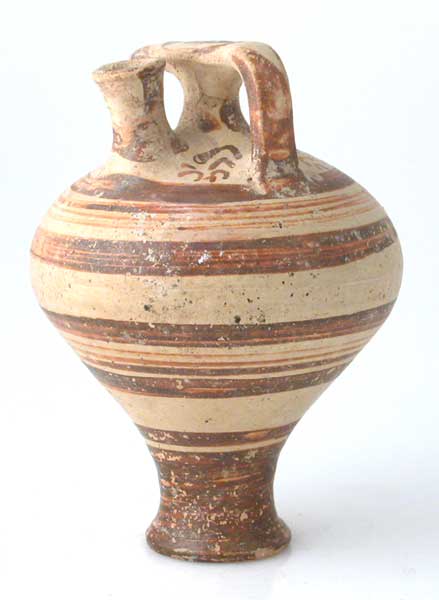 Terracotta Stirrup Jar, 1500 BCE - 1250 BCE