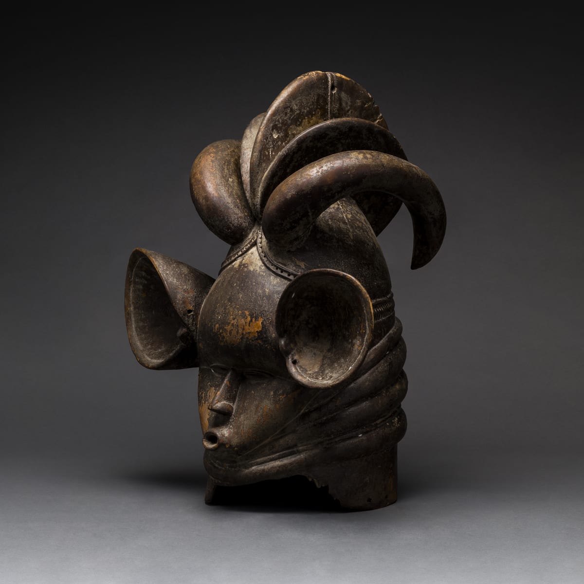 Gola Wooden Helmet Mask, 20th Century CE