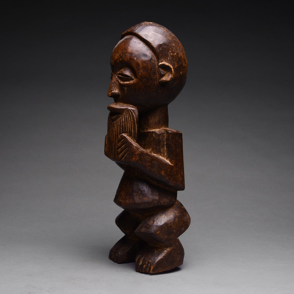Yaka Wooden Ancestral Sculpture, 20th Century CE