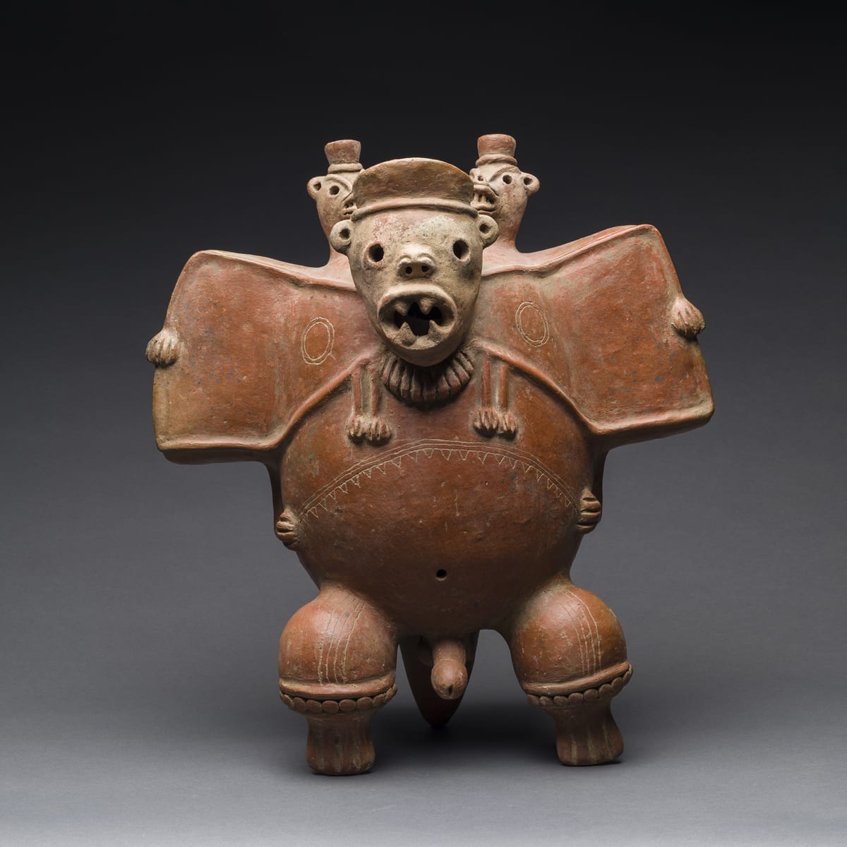 Zoomorphic Effigy Vessel, 100 CE - 500 CE