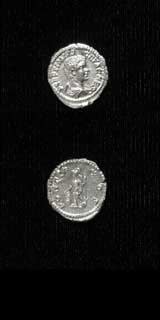Silver Denarius of Geta Struck While Caesar, 202 CE - 209 CE