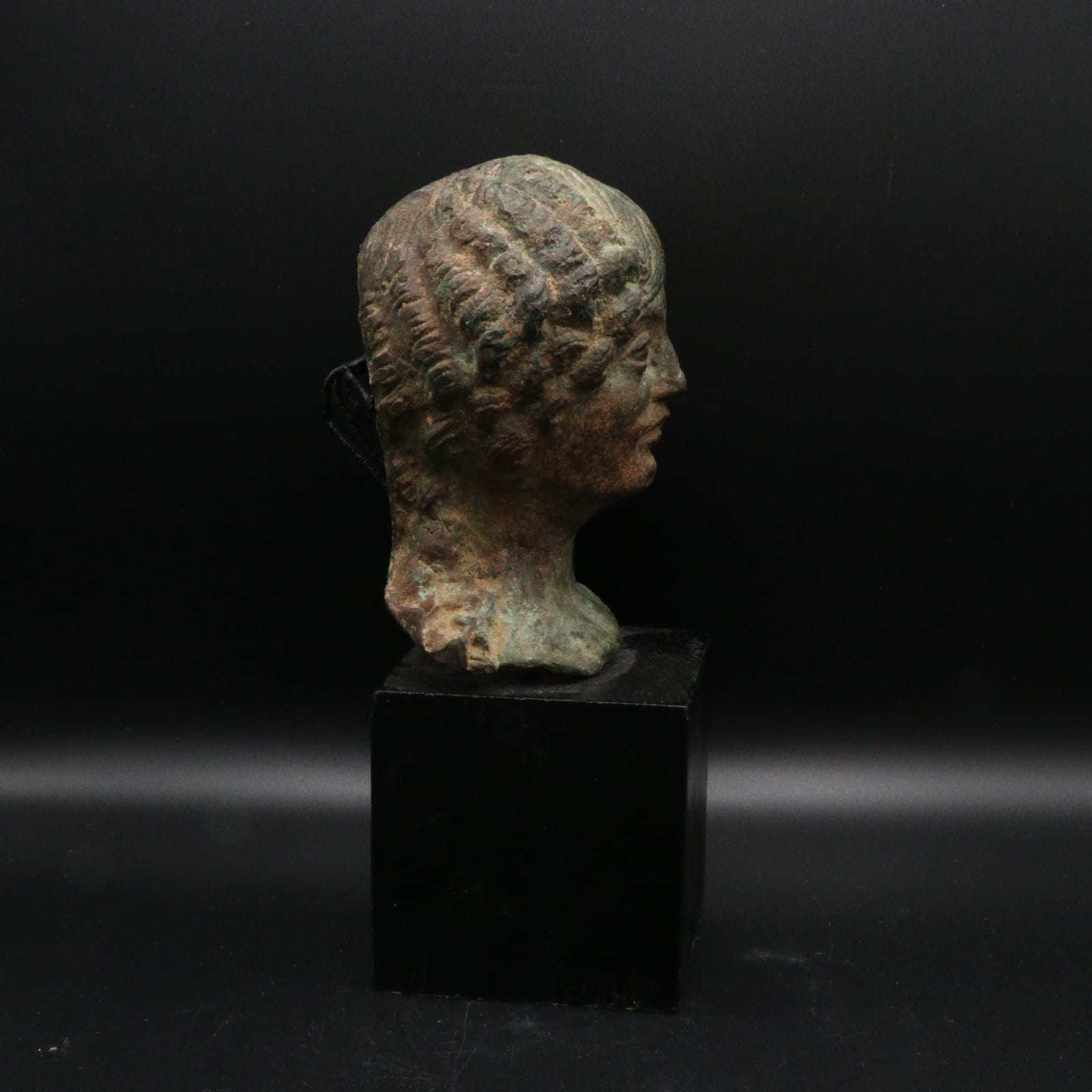 Roman Bronze Bust, 3rd-4th century CE