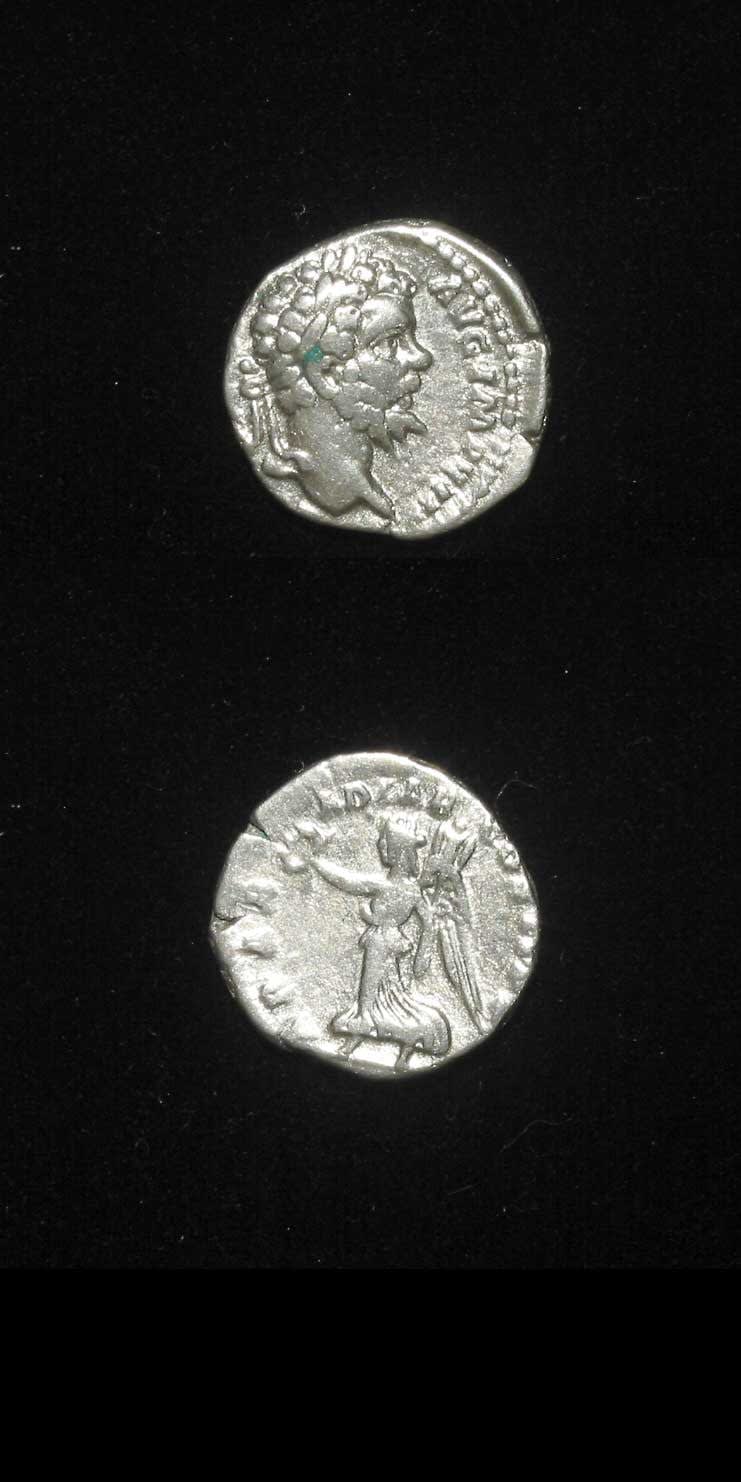 Silver Denarius of Emperor Septimius Severus, 193 CE - 198 CE