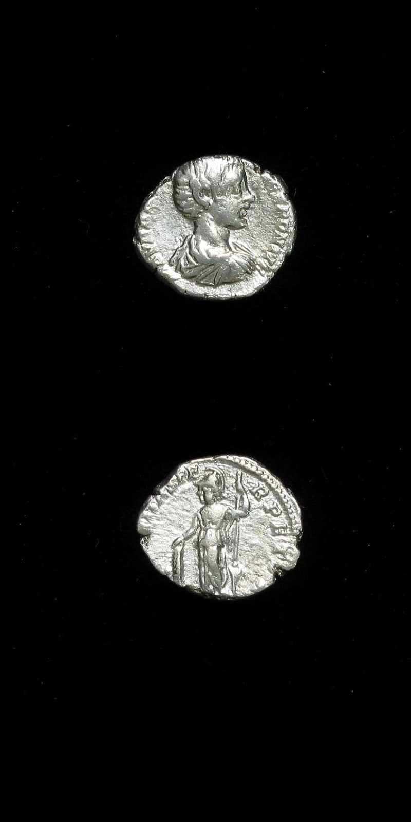 Silver Denarius of Caracalla Struck While Caesar, 196 CE - 198 CE