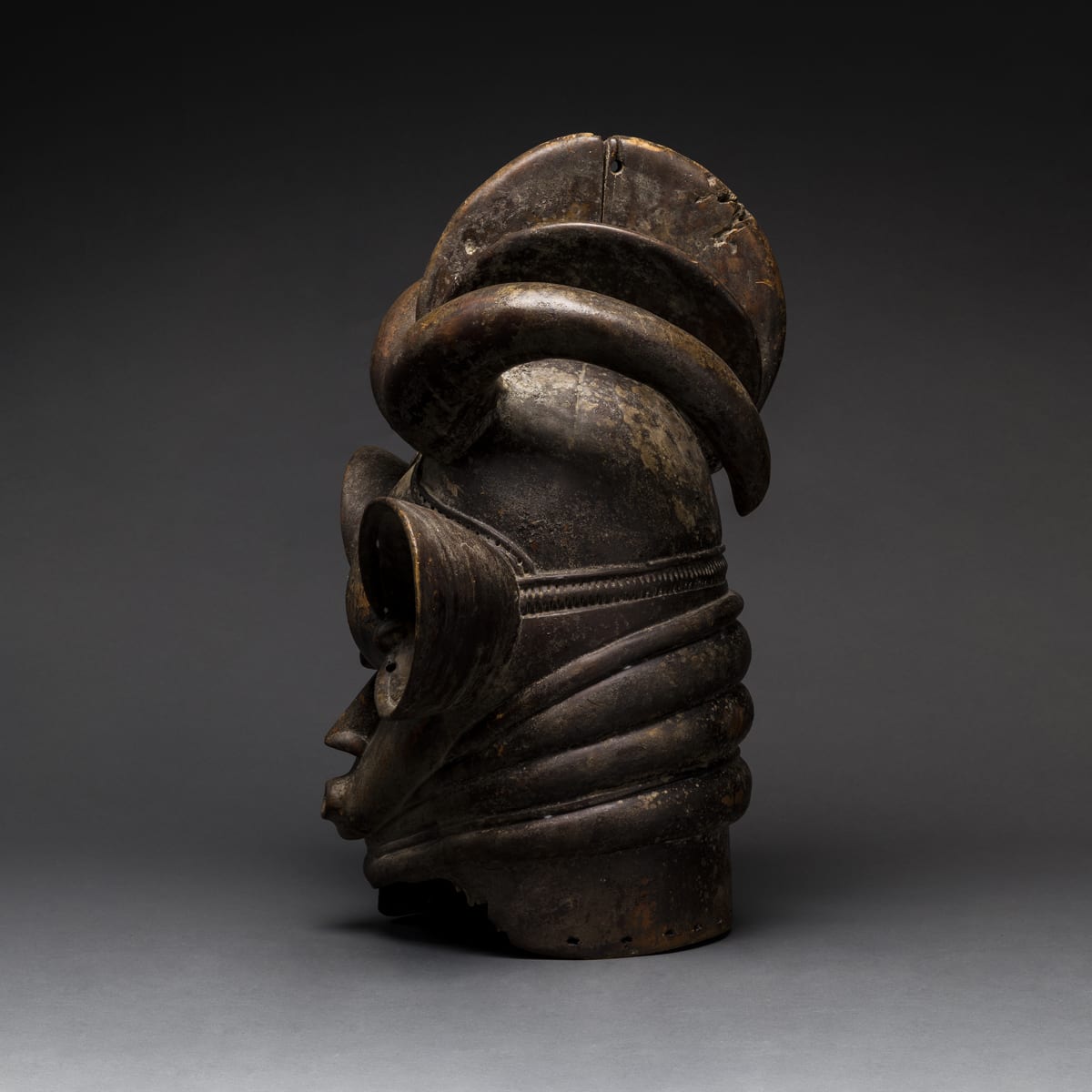 Gola Wooden Helmet Mask, 20th Century CE