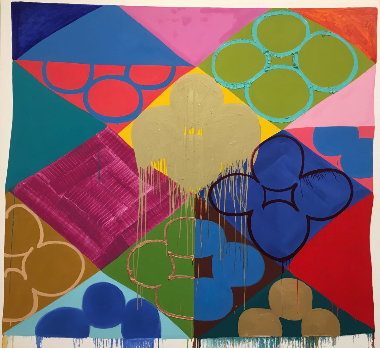 Judy Ledgerwood, Homecoming, 2018