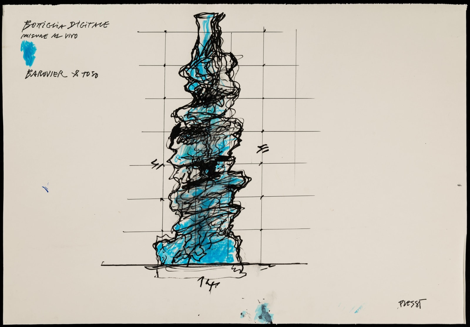 Fabrizio Plessi, Bottle, 2025