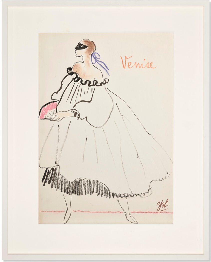 Yves Saint-Laurent, Sans titre (Venise), 1970-1972