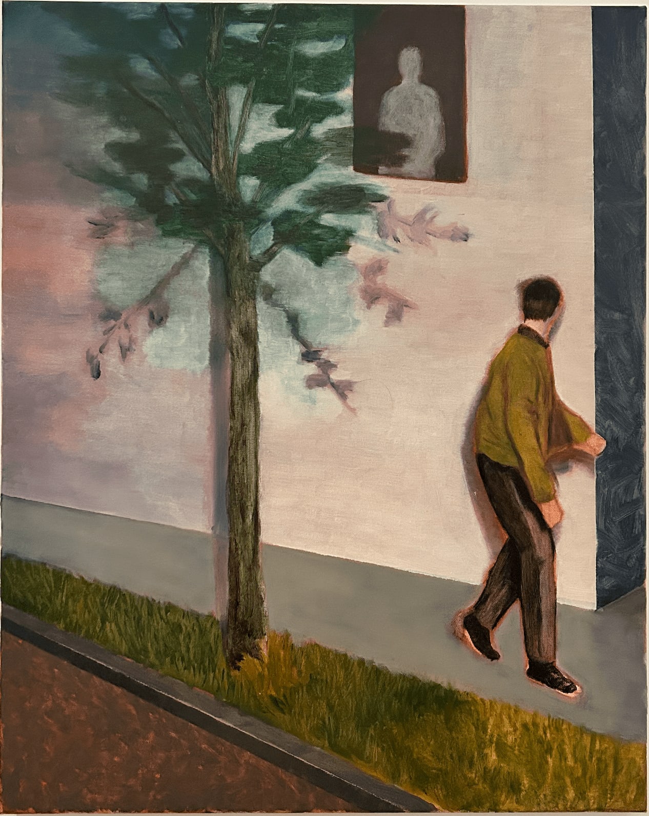 Jean Gfeller, Jeff in front of the wall, 2023
