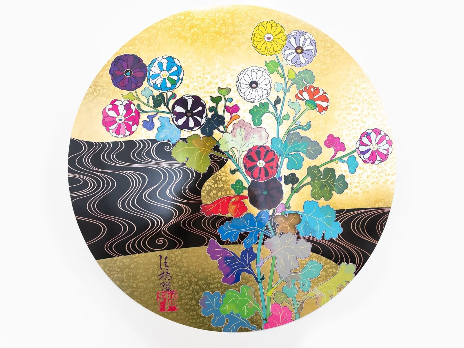 Takashi Murakami, Kansei Korin Gold, 2010
