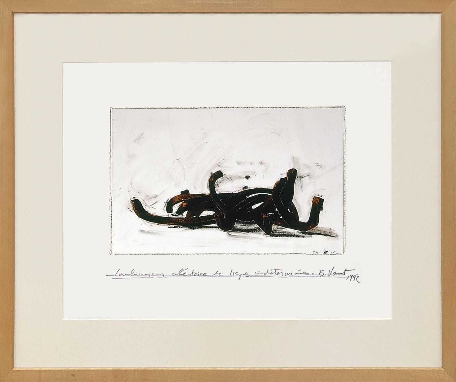 Bernar Venet, Combinaison aléatoire, 1992