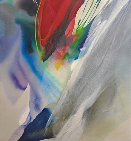 Paul Jenkins, Phenomena Spectrum Hour Glass,, 1971