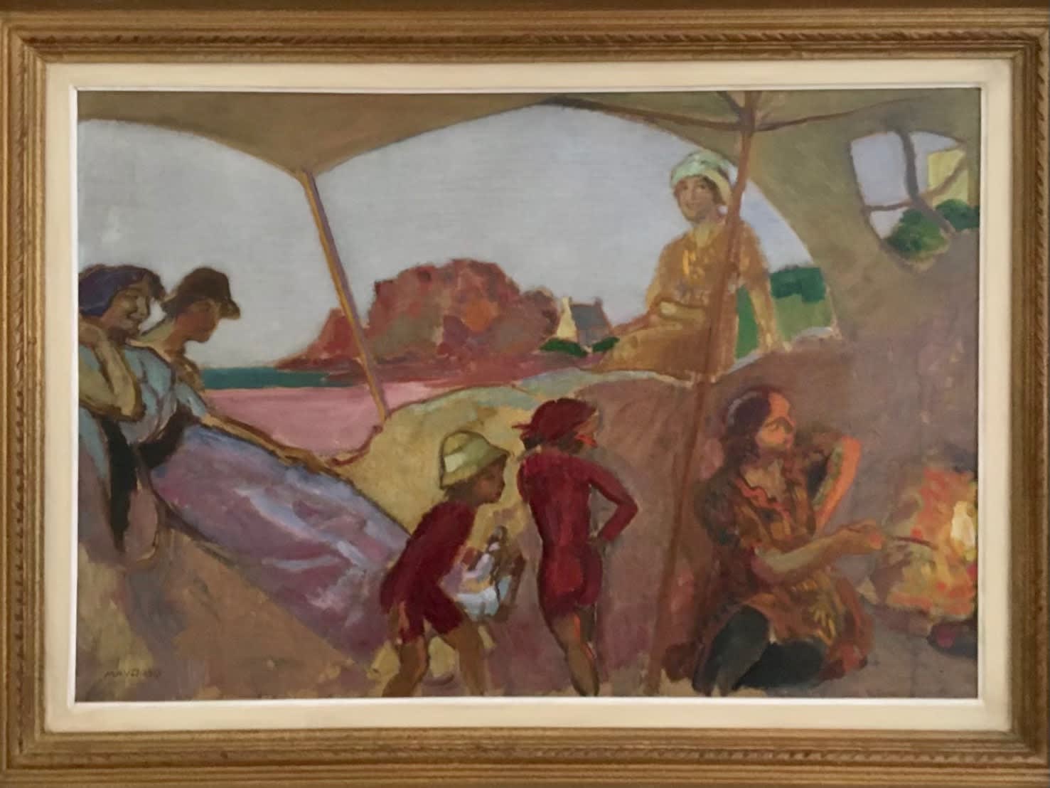Maurice Denis, La maison de sable ou le feu sous la tente, 1913