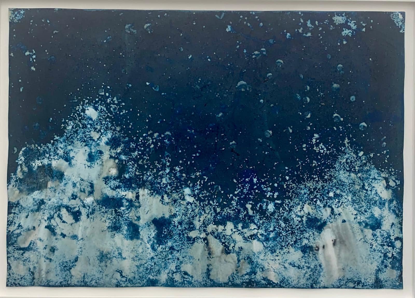 Meghann Riepenhoff, Ecotone #634 (Bainbridge Island, WA 02.18-19.19, Buried Under Snowpack, Throughflow from Cedar and Big Leaf Maple), 2019