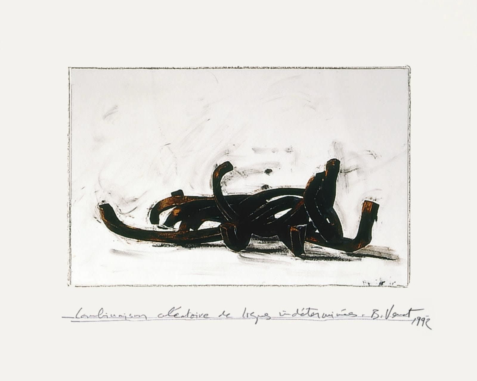 Bernar Venet, Combinaison aléatoire, 1992