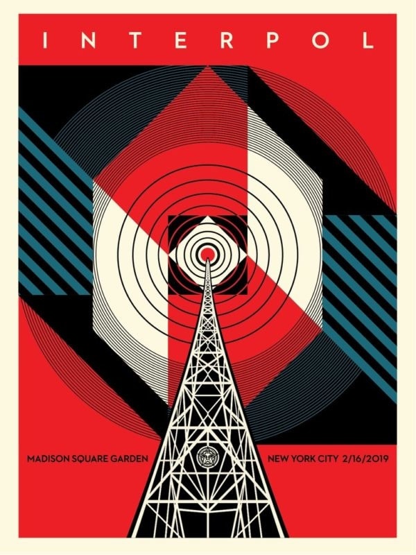 Shepard Fairey, Interpol NYC Calling