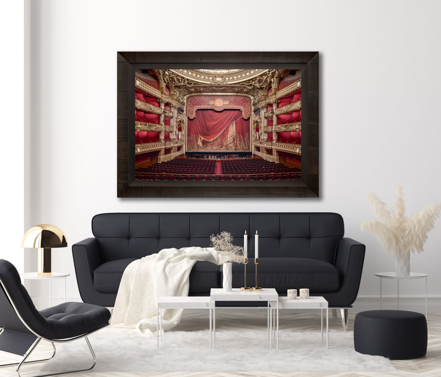 Mario Basner, A Night At The Opera, Tabacchino Frame, Dark Ash, Black Liner