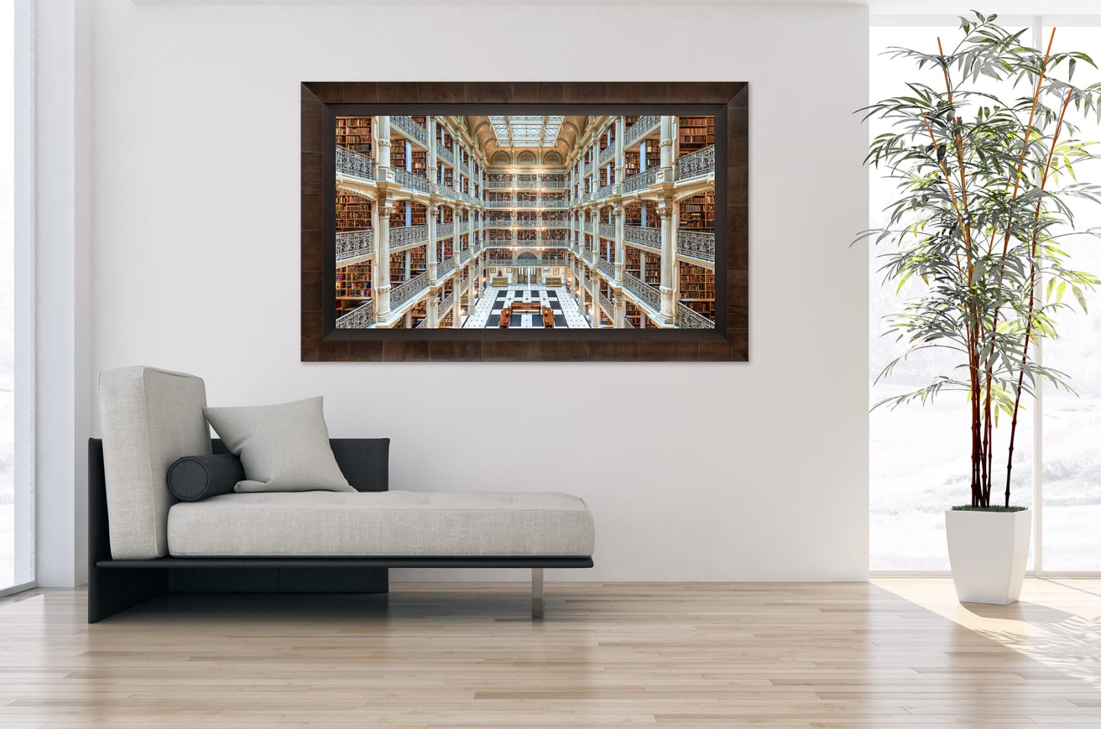 Mario Basner, Wealth, Tabacchino Frame, Cigar Leaf, Black Liner