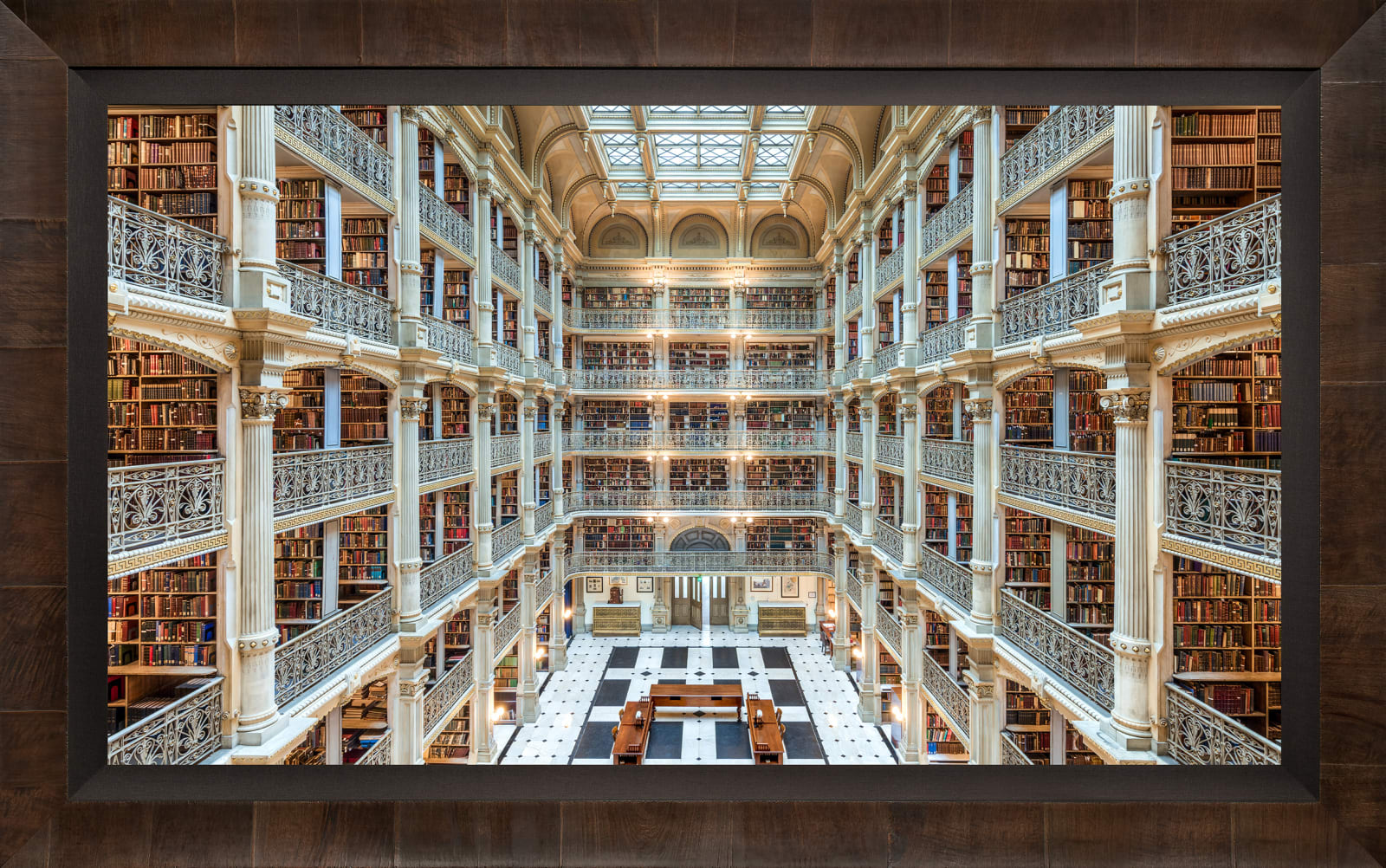 Mario Basner, Wealth, Tabacchino Frame, Cigar Leaf, Black Liner