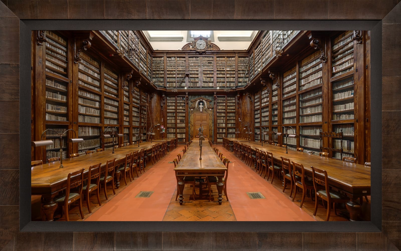 Mario Basner, Biblioteca Marucelliana, Tabacchino Frame, Cigar Leaf, Black Liner