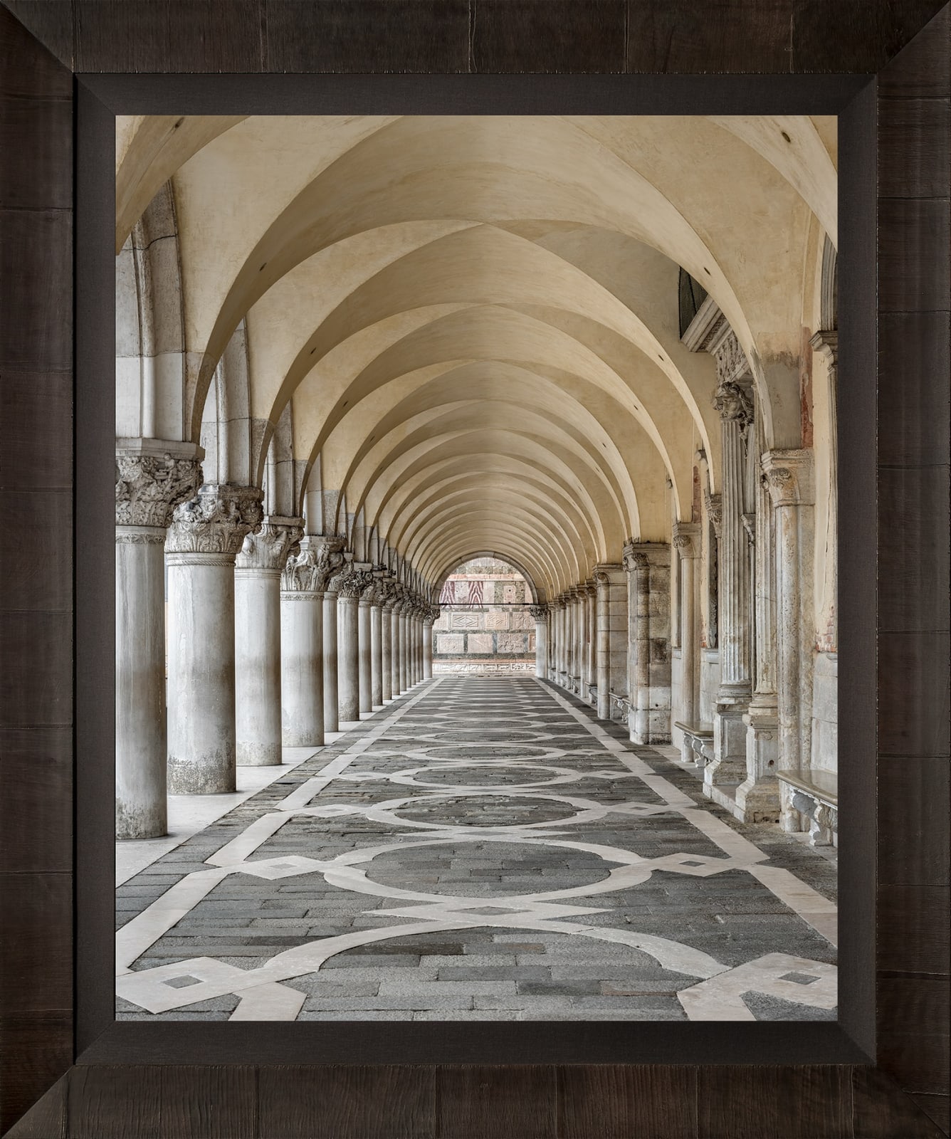 Mario Basner, Doge Palace, Tabacchino Frame, Dark Ash, Black Liner