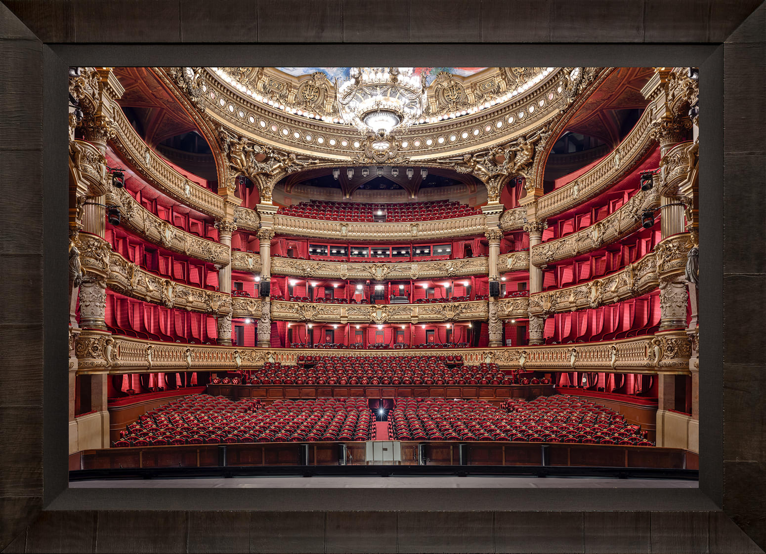 Mario Basner, Paris Opera House, Tabacchino Frame, Dark Ash, Black Liner