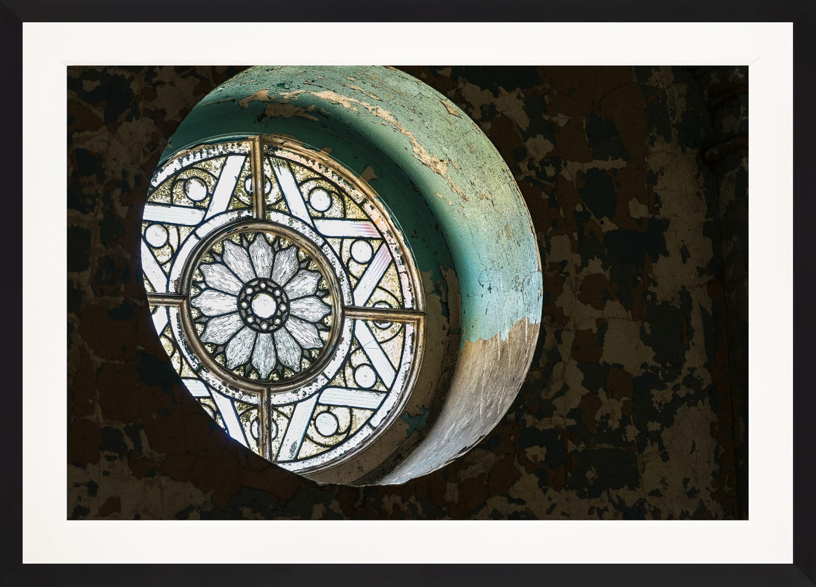 Mario Basner, Window, Classic Satin Black Frame, White Liner