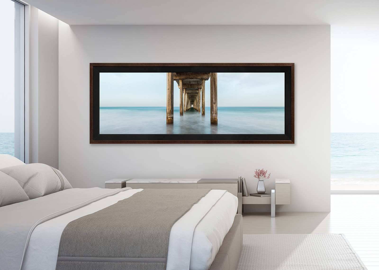 Mario Basner, Tomorrow, Classic Brown Frame, Black Liner