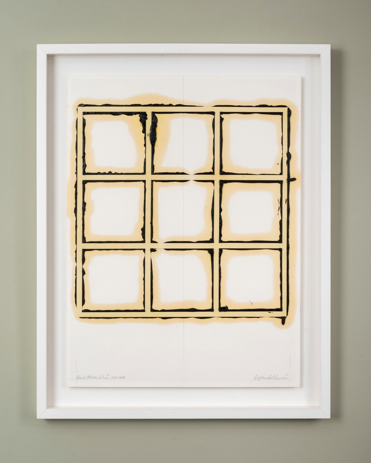 Sigfredo Chacón, Grid Black White, 1993-2025