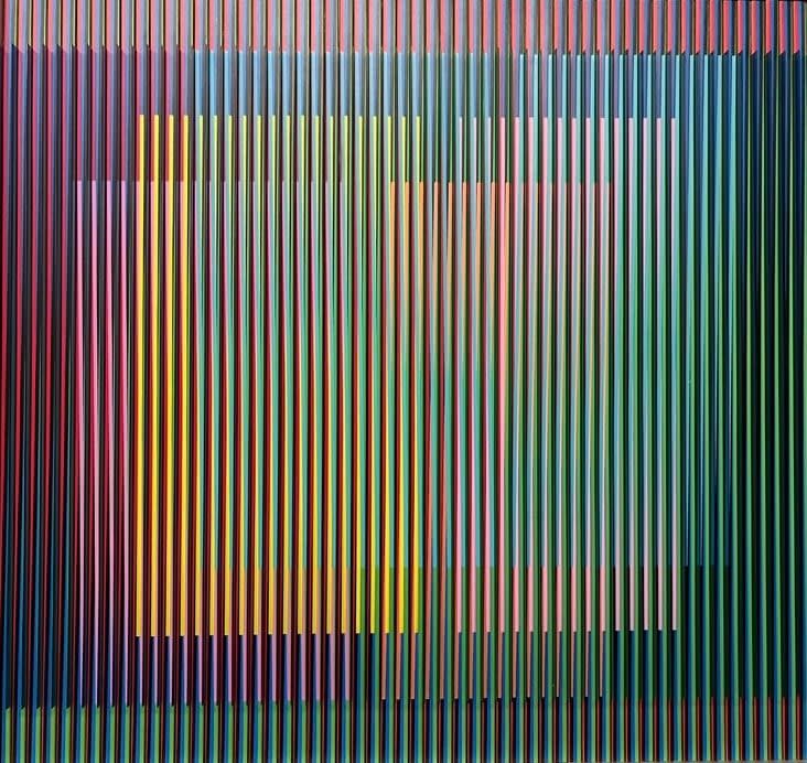 Carlos Cruz-Diez, Physicromie n 2544, 2008