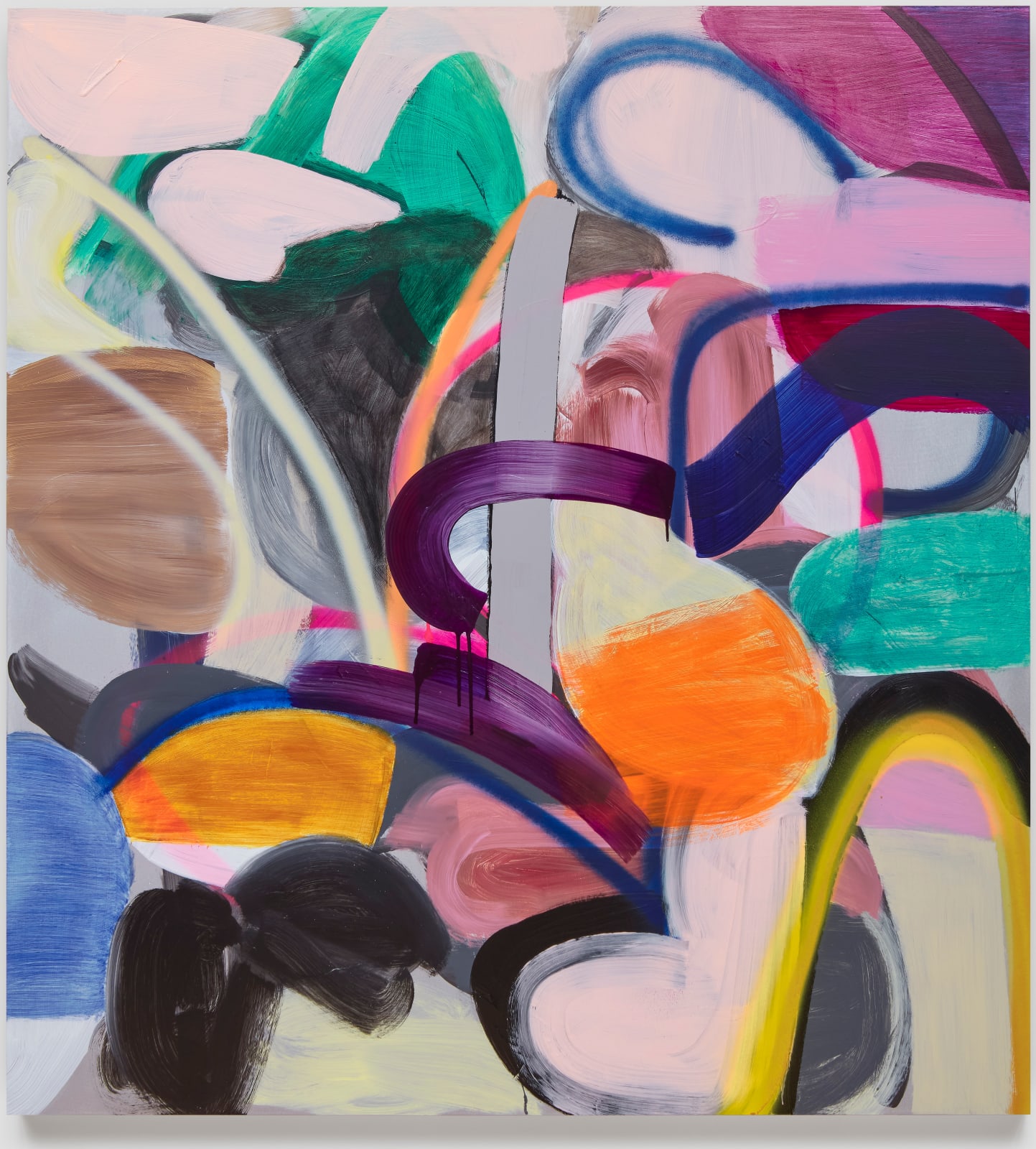 Liliane Tomasko, Shapeshifter (using gray to manifest dark violet), 2024