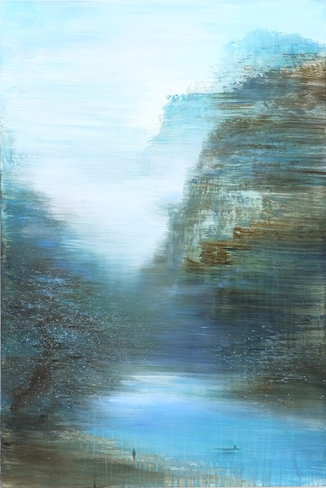 Xianwei Zhu, high mountain and flowing water, 2023