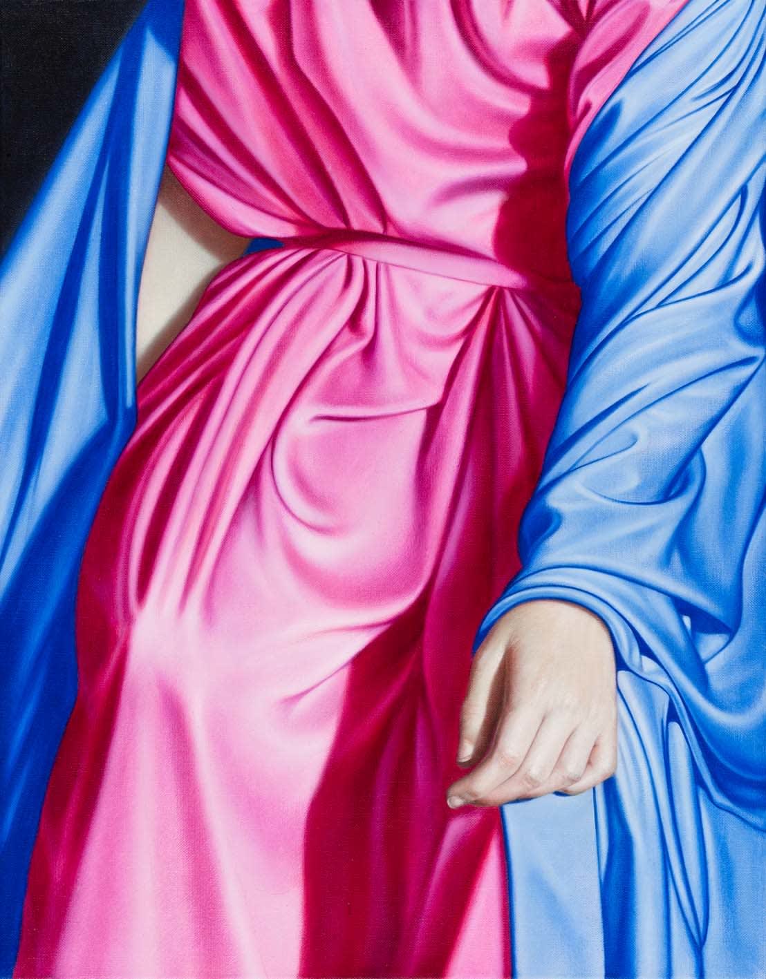 Drago Persic, Bergotte #19 (A. Corregio / YInMn Blau, Magenta), 2025