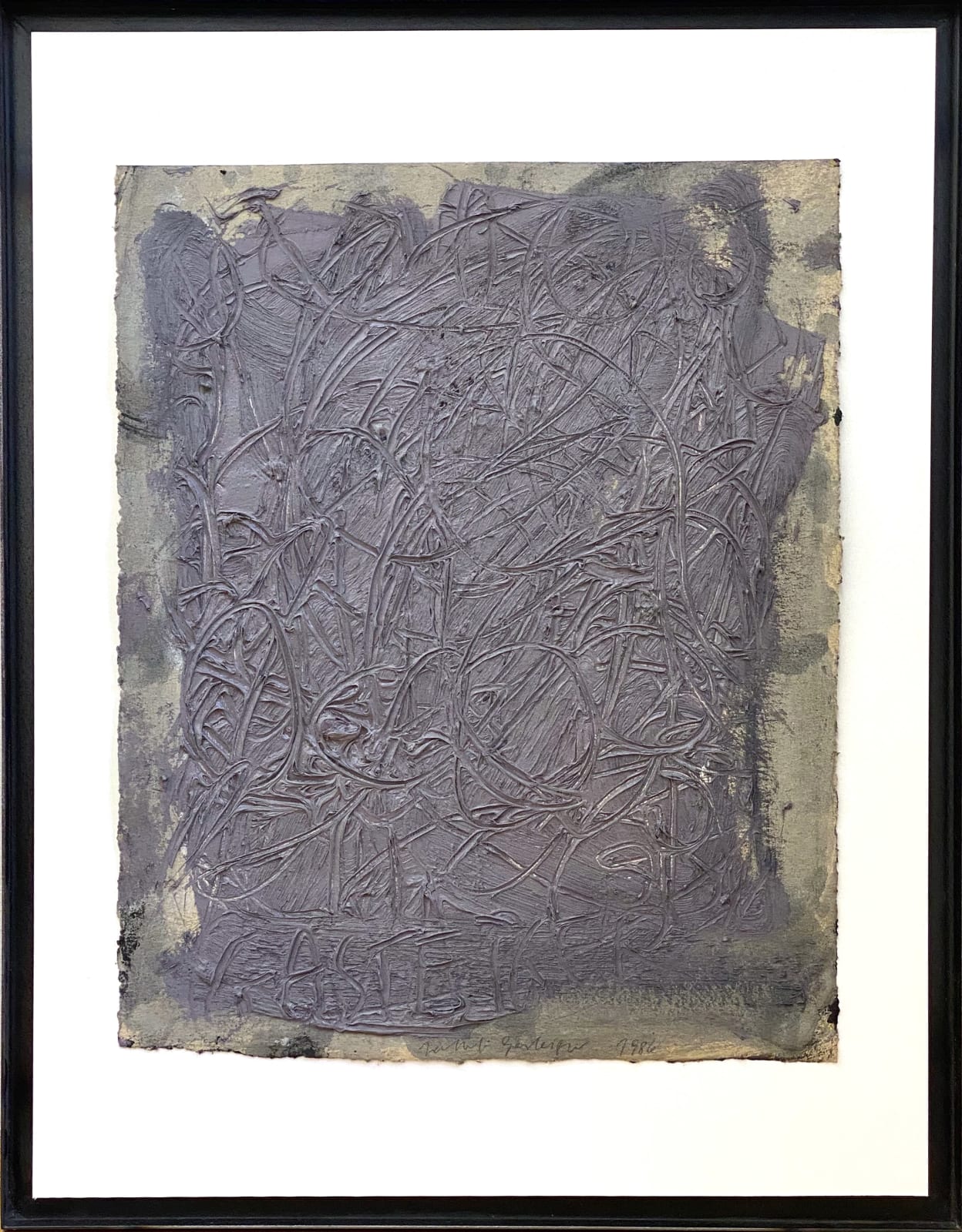 Jakob Gasteiger, ohne Titel, 1986