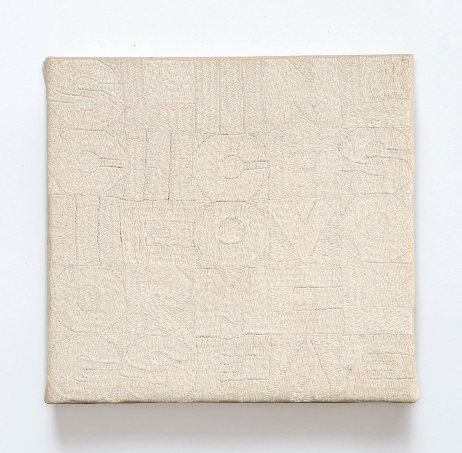 Alighiero Boetti, Sciogliersi Come Neve al Sole, 1989